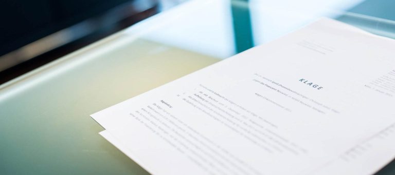 Rechtliche Betreuung bei Klagen
