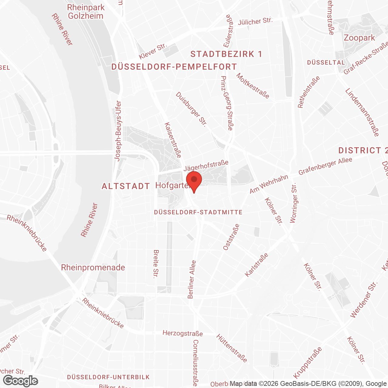 Map location